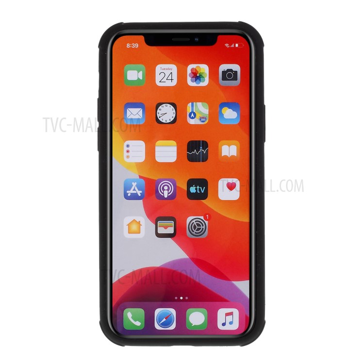 DIVI Shockproof Liquid Silicone Case for iPhone 11 Pro 5.8 inch - Black-3