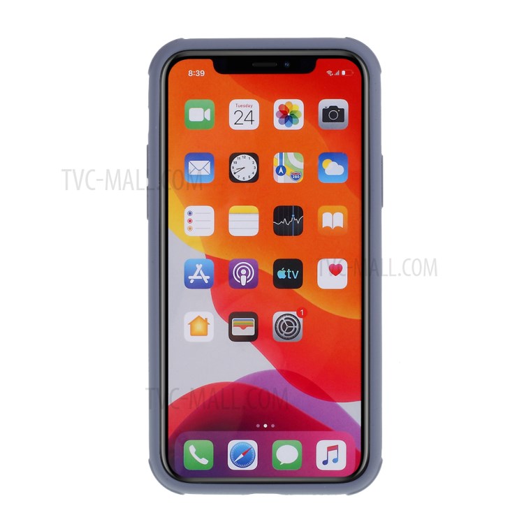 DIVI Shockproof Liquid Silicone Case for iPhone 11 Pro 5.8 inch - Purple-3