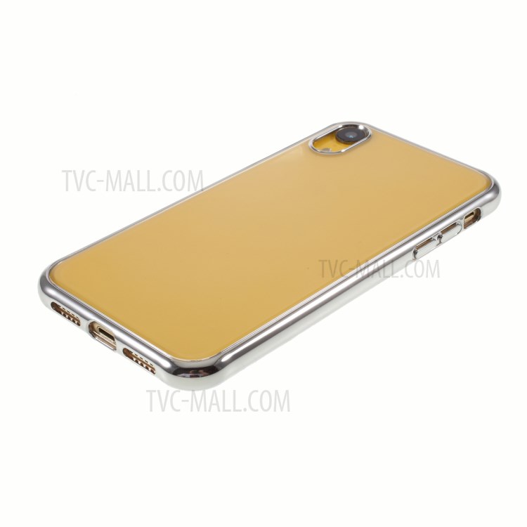 DIVI Shockproof Electroplating TPU Case for iPhone XR 6.1 inch - Silver-5