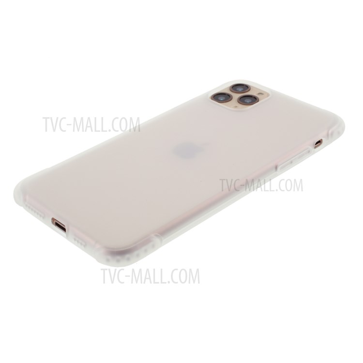 DIVI Air Cushion Shockproof TPU Case with Tempered Glass Screen Protector for iPhone 11 Pro Max 6.5 inch - White-6