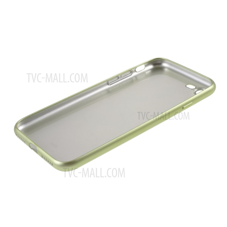 DIVI Soft TPU Shell Case with Tempered Glass Screen Protector for iPhone SE (2nd Generation)/8/7 - Green-8