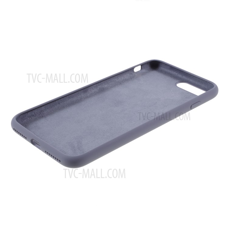 BX Ultra-thin Liquid Silicone Back Case for iPhone 8 Plus/7 Plus - Purple-5