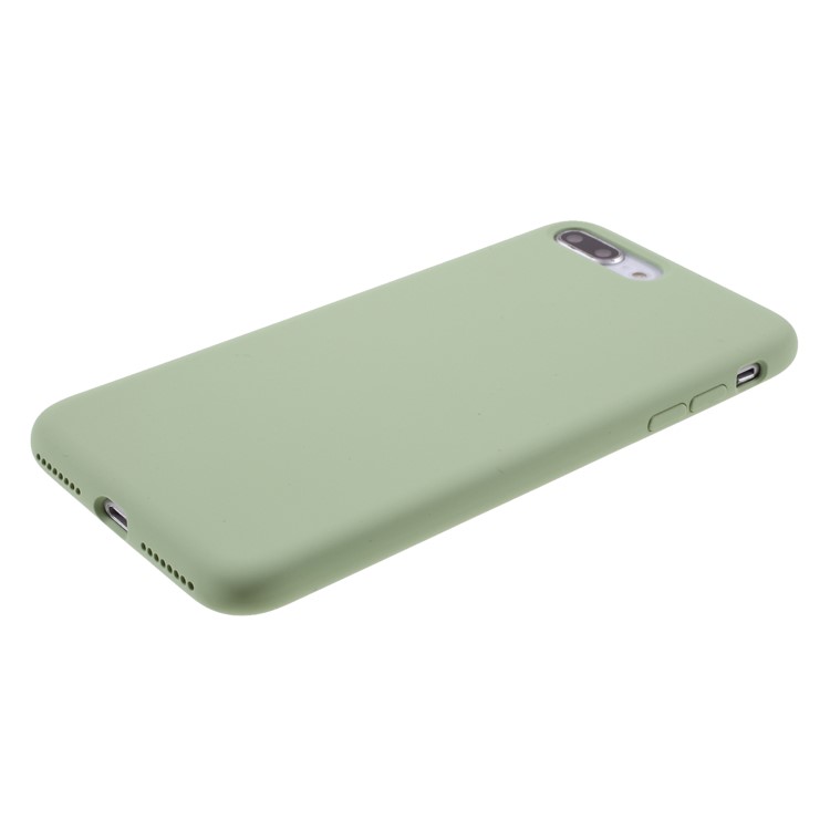 BX Ultra-thin Liquid Silicone Back Case for iPhone 8 Plus/7 Plus - Light Green-4