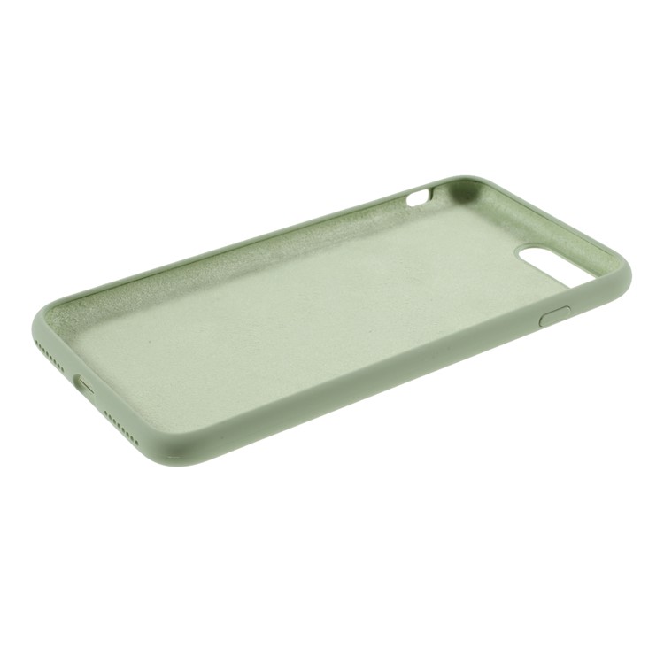 BX Ultra-thin Liquid Silicone Back Case for iPhone 8 Plus/7 Plus - Light Green-5