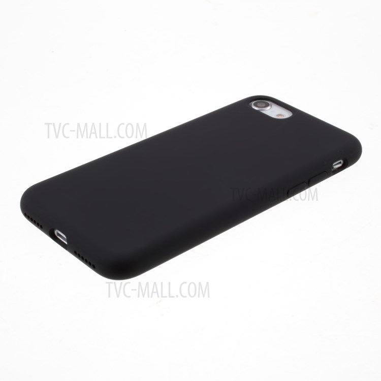 BX Plastic+Silicone+Microfiber Leather Cover for Apple iPhone 8/7/SE (2nd Generation) - Black-5