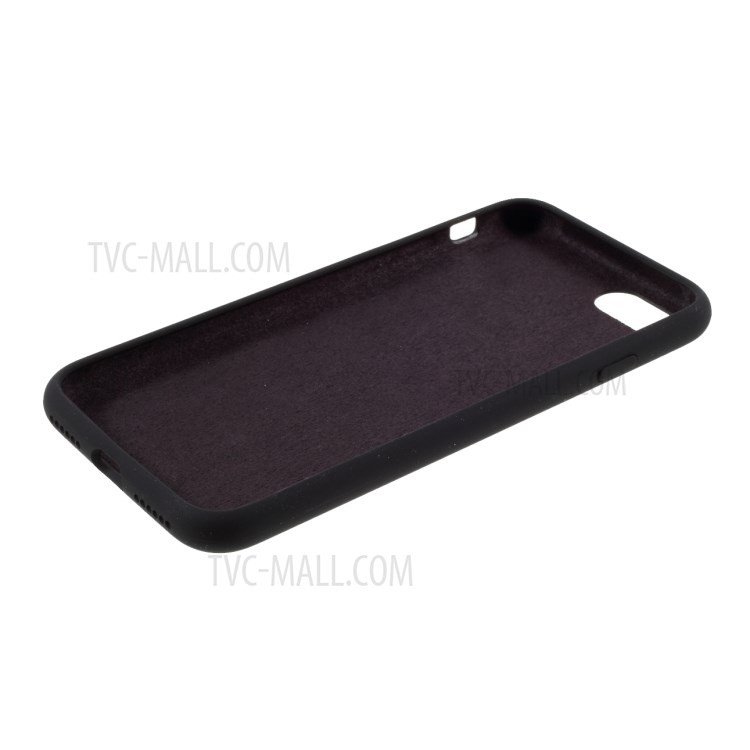 BX Plastic+Silicone+Microfiber Leather Cover for Apple iPhone 8/7/SE (2nd Generation) - Black-8