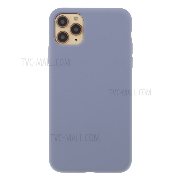 BX Ultra-thin Liquid Silicone Shell with Tempered Glass Screen Protector for iPhone 11 Pro Max 6.5 inch - Purple-2