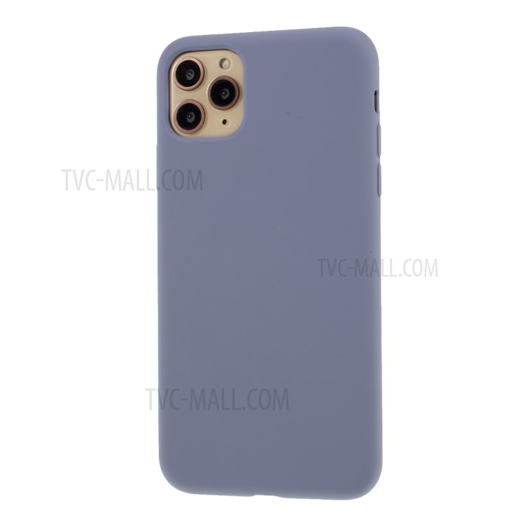 BX Ultra-thin Liquid Silicone Shell with Tempered Glass Screen Protector for iPhone 11 Pro Max 6.5 inch - Purple-3