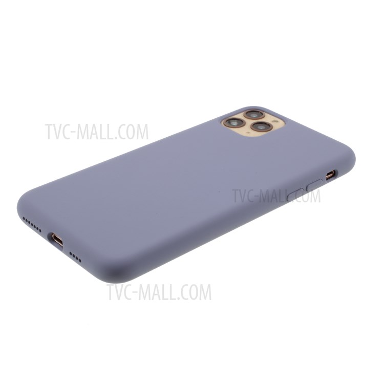 BX Ultra-thin Liquid Silicone Shell with Tempered Glass Screen Protector for iPhone 11 Pro Max 6.5 inch - Purple-5