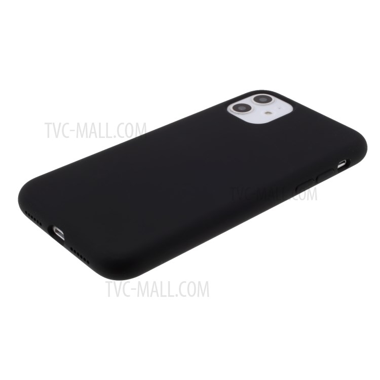 BX Ultra-thin Liquid Silicone Phone Shell Case for iPhone 11 6.1 inch - Black-5