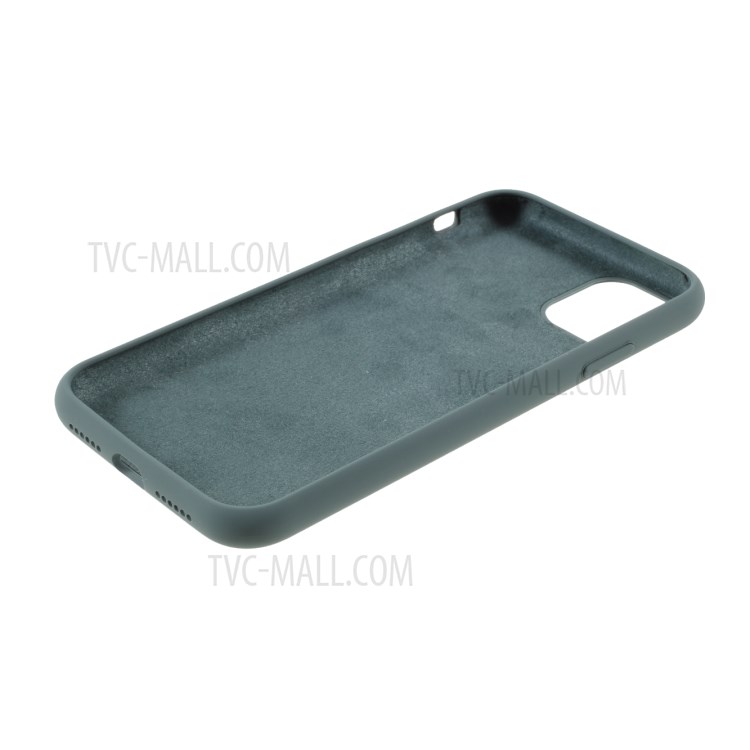 Custodia al Silicone Liquido bx Con Protezione a Schermo di Vetro Temperato Per Iphone 11 6,1 Pollici - Midnight Green-7