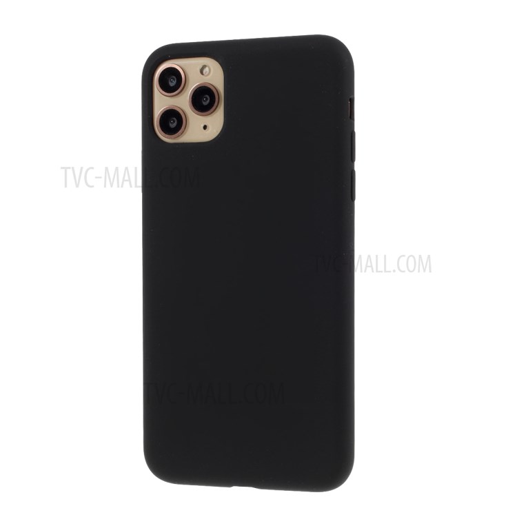 BX Ultra-thin Liquid Silicone Cell Phone Case for iPhone 11 Pro 5.8 inch - Black-2