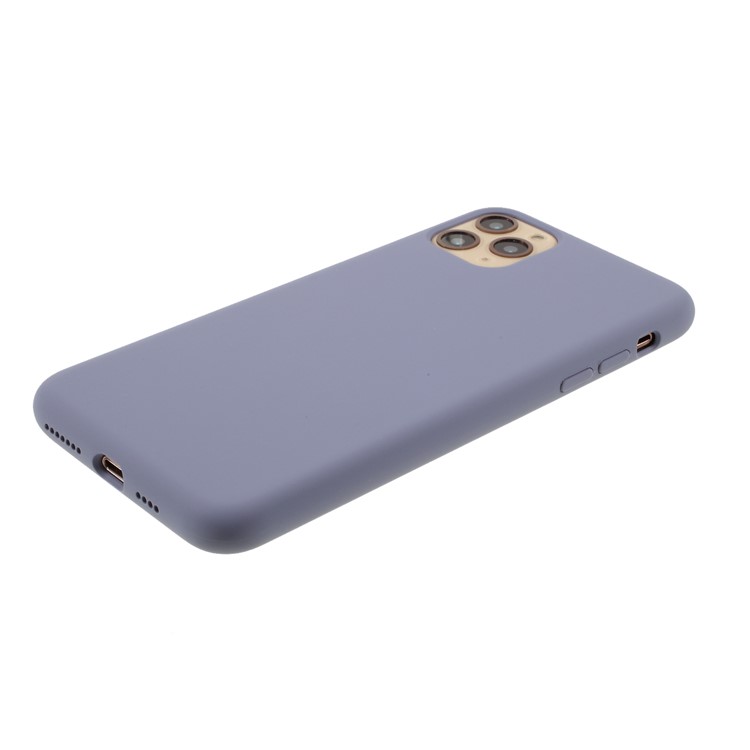 BX Ultra-thin Liquid Silicone Cell Phone Case for iPhone 11 Pro 5.8 inch - Purple-4