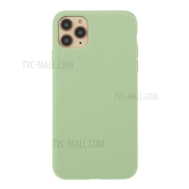 BX Ultra-thin Liquid Silicone Cell Phone Case for iPhone 11 Pro 5.8 inch - Light Green-1