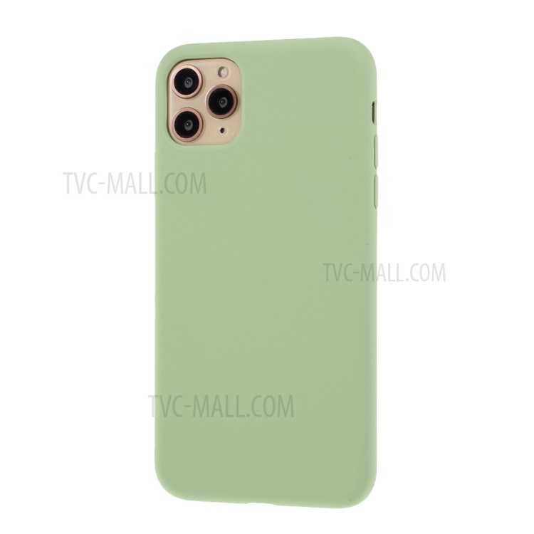 BX Ultra-thin Liquid Silicone Cell Phone Case for iPhone 11 Pro 5.8 inch - Light Green-2