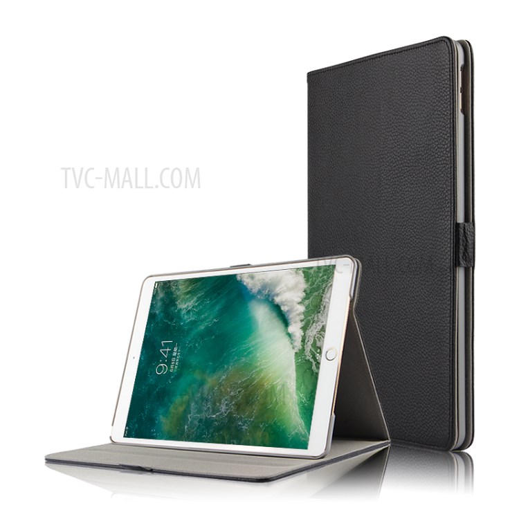 Top Genuine Leather Tablet Cover Case for Apple iPad Pro 10.5-inch (2017)-1