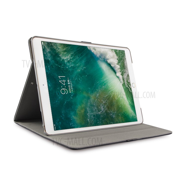 Top Genuine Leather Tablet Cover Case for Apple iPad Pro 10.5-inch (2017)-3