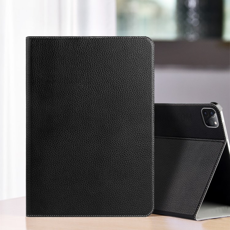 Top Layer Cowhide Leather Stand Case Cover for iPad Pro 11-inch (2020)-13