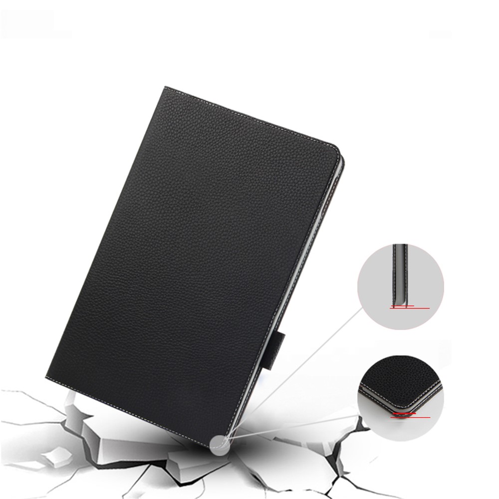 Top Layer Cowhide Leather Stand Shell Case for iPad 10.2 (2019)-12