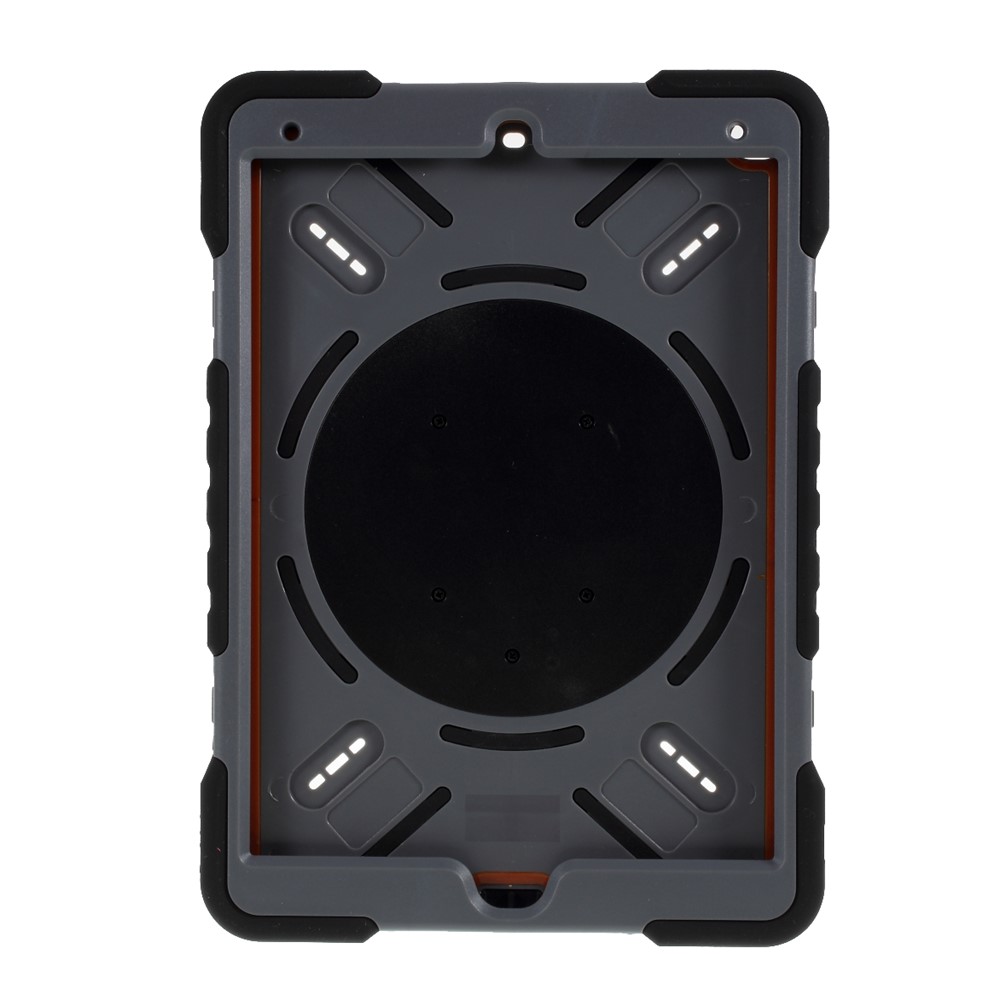 Kid Silicone PEPKOO Anti-chocs En Matière Plastique À Double Boîtier De Béquille De Protection Avec Bandoulière Pour Ipad 10,2 (2019) / Air 10,5 Pouces (2019) - Noir-3