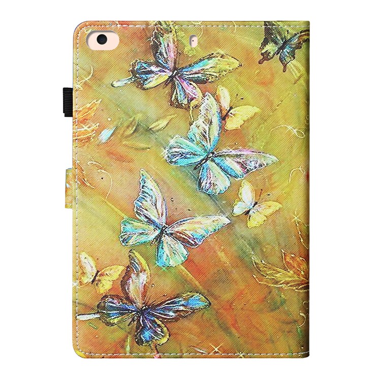 Pattern Printing Card Slots Stand Flip Leather Case for iPad Mini/Mini 2/Mini 3/Mini 4/Mini (2019) 7.9 inch - Butterfly-3