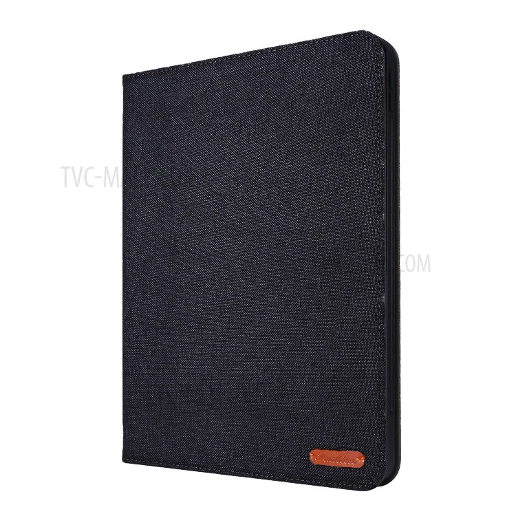 Cloth Texture Card Slots Stand Leather Cover for iPad Pro 11-inch (2020)/(2018) - Black-3