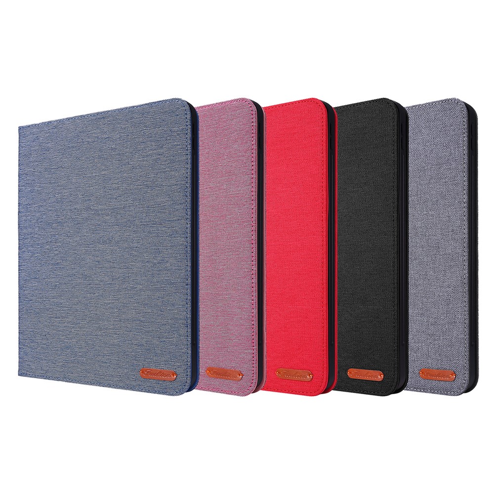 Cloth Texture Card Slots Stand Leather Cover for iPad Pro 11-inch (2020)/(2018) - Grey-6