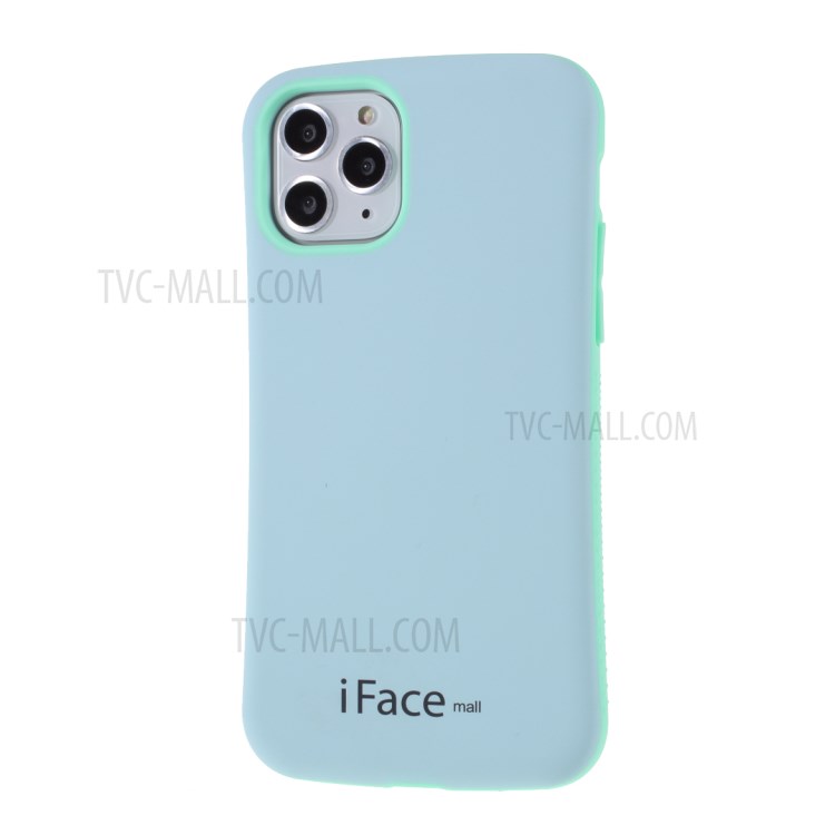 IFACE MALL Macaron Series PC + TPU Hybrid Phone Case for iPhone 11 Pro Max 6.5 inch - Blue/Green-2