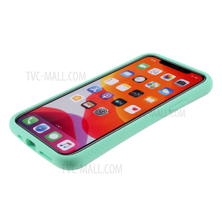 IFACE MALL Macaron Series PC + TPU Hybrid Phone Case for iPhone 11 Pro Max 6.5 inch - Blue/Green-5