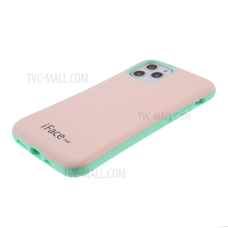 IFACE MALL Macaron Series PC + TPU Hybrid Phone Case for iPhone 11 Pro Max 6.5 inch - Pink/Green-4