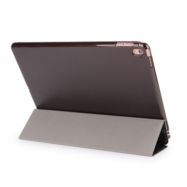 Stars Pattern Tri-fold Smart Leather Case for iPad Pro 9.7 inch - Black-3