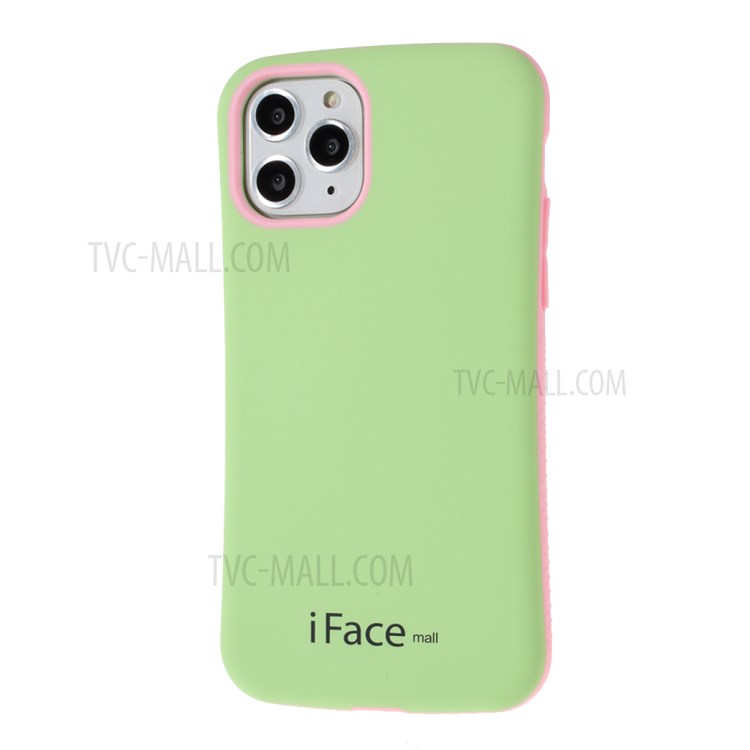 IFACE MALL Macaron Series PC + TPU Hybrid Phone Shell for iPhone 11 Pro 5.8 inch - Green/Pink-2