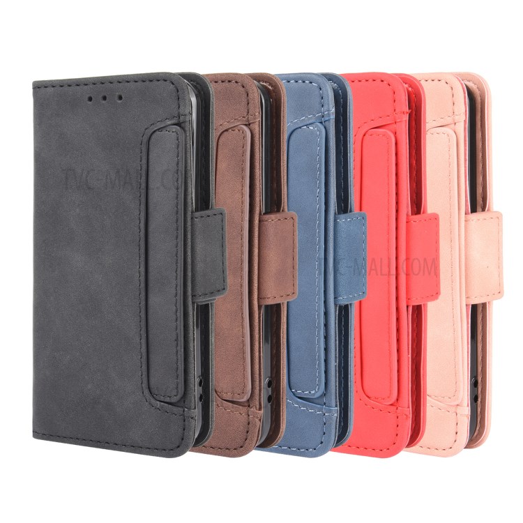 Wallet Leather Phone Case with Multiple Card Slots for Apple iPod Touch 5/Touch 6/Touch 7 - Black-13