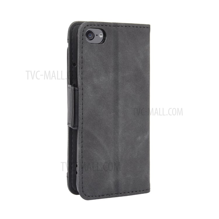 Wallet Leather Phone Case with Multiple Card Slots for Apple iPod Touch 5/Touch 6/Touch 7 - Black-8