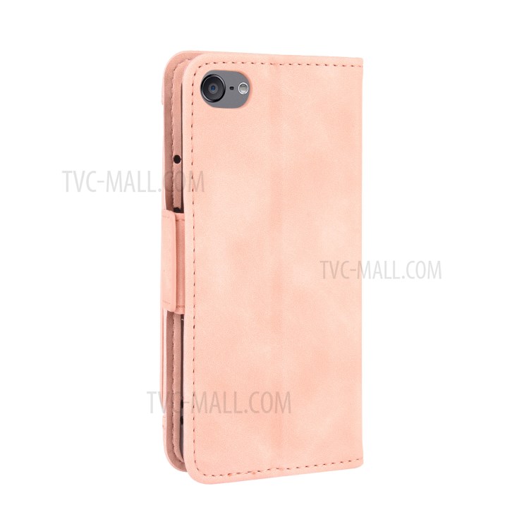 Wallet Leather Phone Case with Multiple Card Slots for Apple iPod Touch 5/Touch 6/Touch 7 - Rose Gold-7