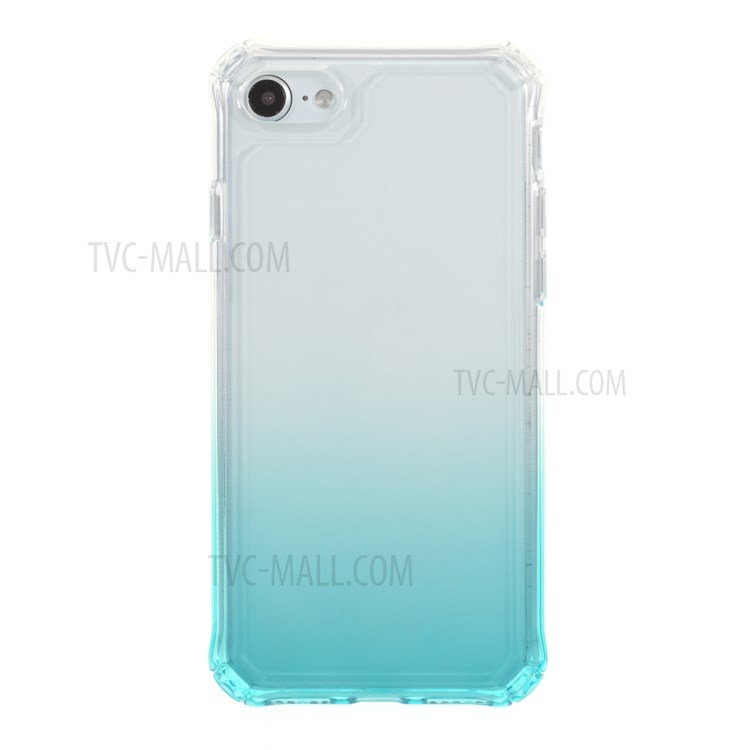 ROAR Gradient Color Anti-drop TPU Protector Case for iPhone SE (2nd Generation)/8/7 - Blue-1