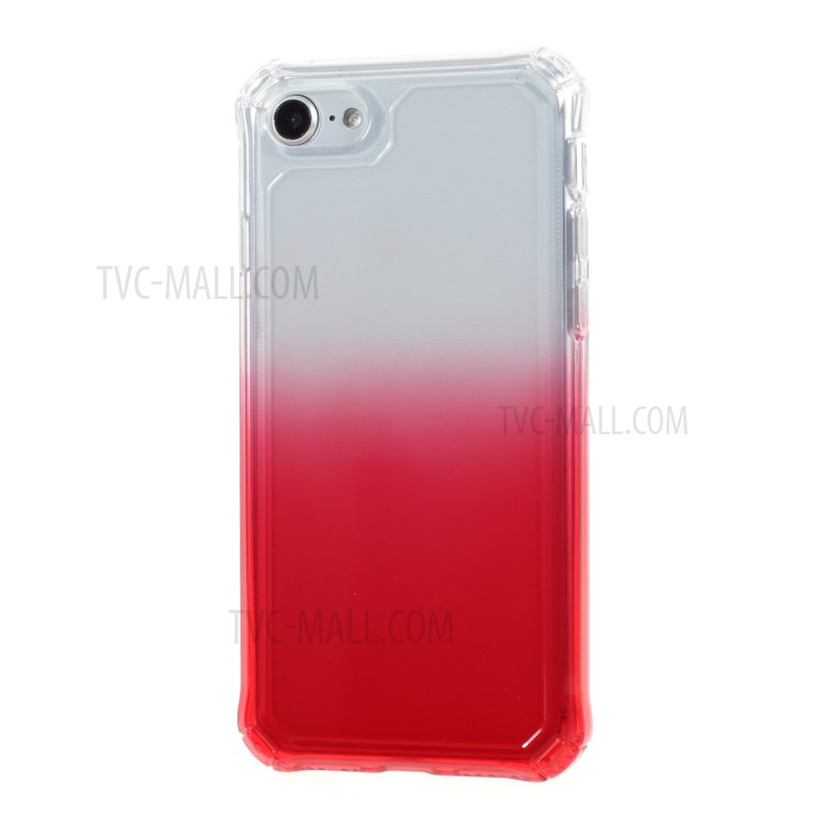 ROAR Gradient Color Anti-drop TPU Protector Case for iPhone SE (2nd Generation)/8/7 - Red-2
