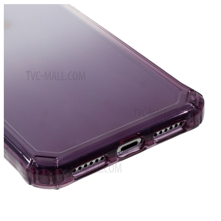 ROAR Gradient Color Shockproof TPU Protective Shell for Phone XS 5.8 inch - Purple-6