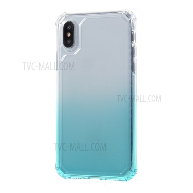 ROAR Gradient Color Shockproof TPU Protective Shell for Phone XS 5.8 inch - Blue-2