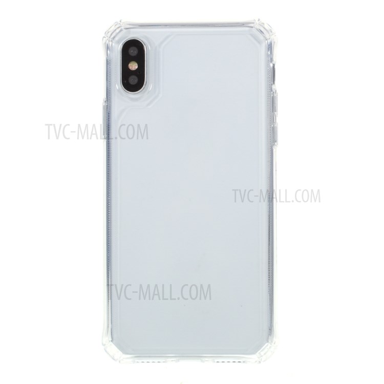 ROAR Gradient Color Shockproof TPU Protective Shell for Phone XS 5.8 inch - Transparent-1