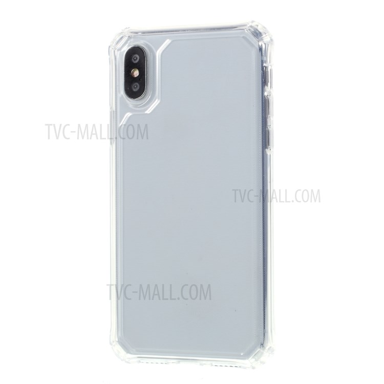 ROAR Gradient Color Shockproof TPU Protective Shell for Phone XS 5.8 inch - Transparent-2