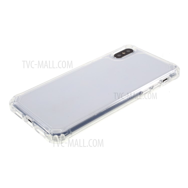 ROAR Gradient Color Shockproof TPU Protective Shell for Phone XS 5.8 inch - Transparent-4