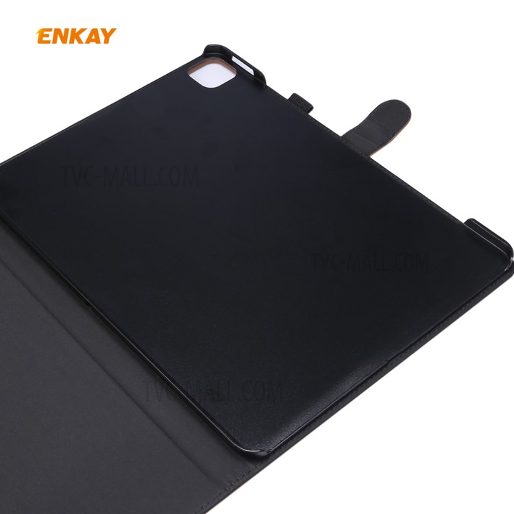 ENKAY ENK-8006 Crazy Horse Wallet Stand Smart Leather Cover for iPad Pro 11-inch (2020)/(2018) - Brown-7