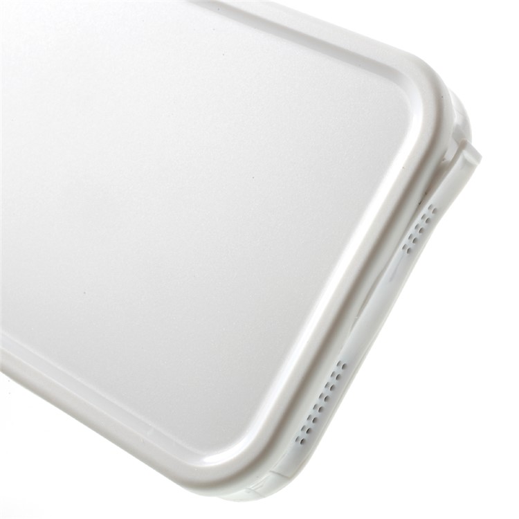 Snap-on Daily Waterproof PC TPU Hybrid Case for iPhone SE 5s 5 - White-4