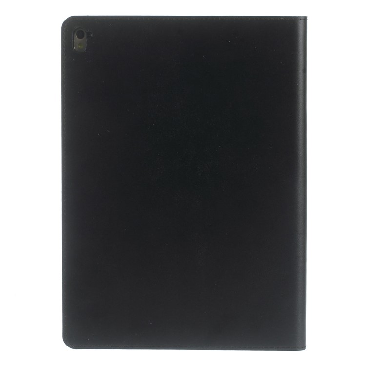 DOORMOON Flip Stand Genuine Leather Smart Case for iPad Pro 9.7 inch - Black-3