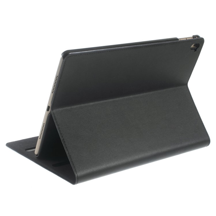 DOORMOON Flip Stand Genuine Leather Smart Case for iPad Pro 9.7 inch - Black-5