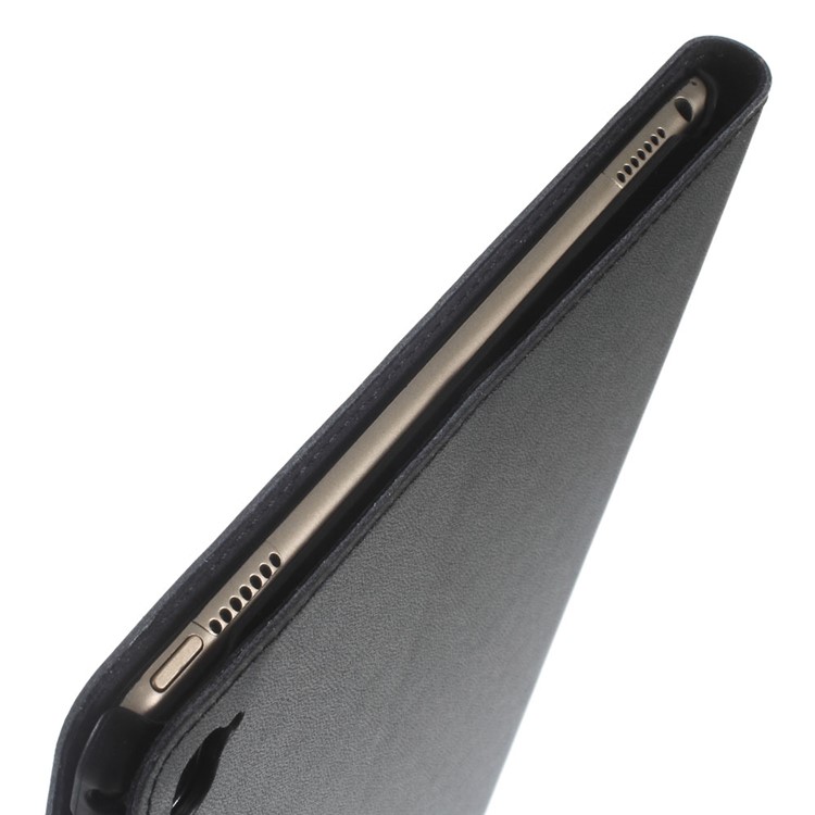 DOORMOON Flip Stand Genuine Leather Smart Case for iPad Pro 9.7 inch - Black-7