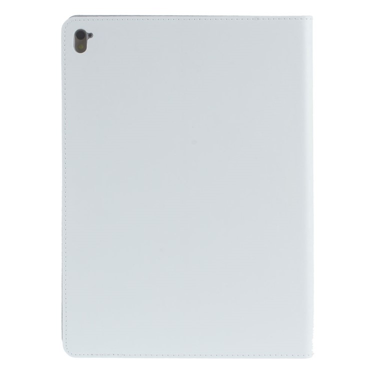DOORMOON Flip Stand Genuine Leather Smart Cover for iPad Pro 9.7 inch - White-3