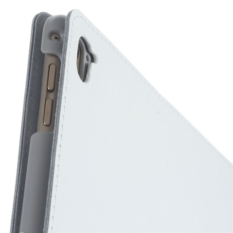 DOORMOON Flip Stand Genuine Leather Smart Cover for iPad Pro 9.7 inch - White-6
