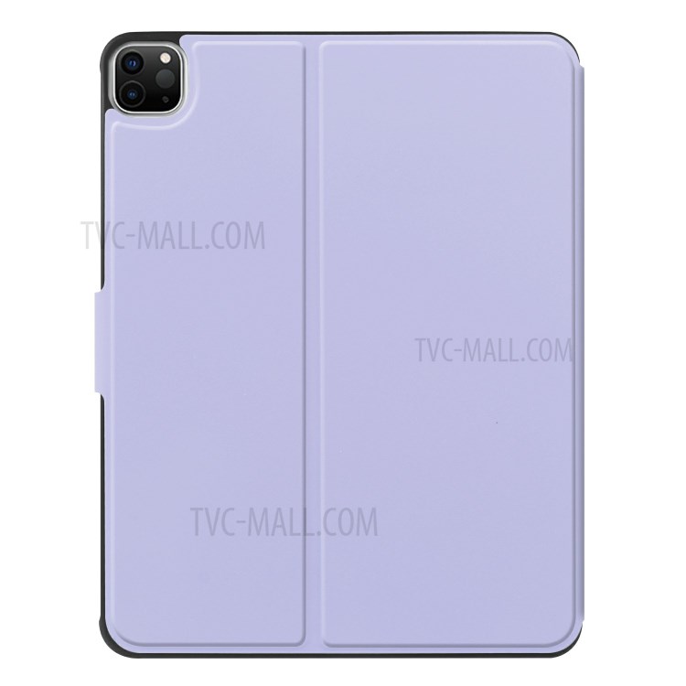 Smart PU Leather Stand Tablet Case with Pen Slot for iPad Pro 11-inch (2020)/(2018) - Purple-5